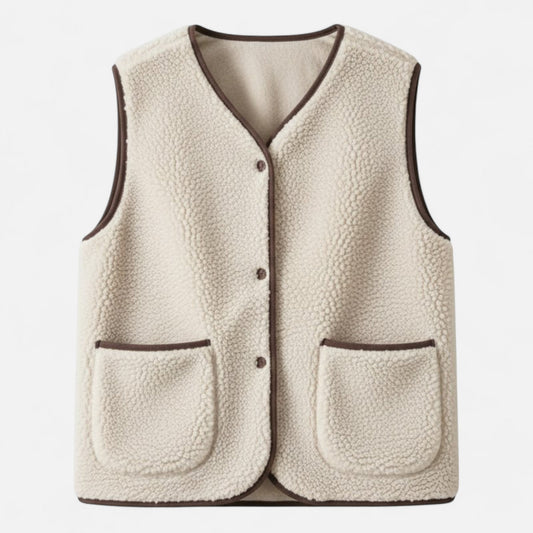 Men's Warm Plush Fleece Utility Vest