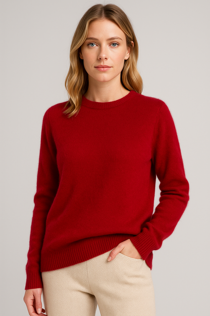 Women's Classic Crewneck Cashmere Sweater
