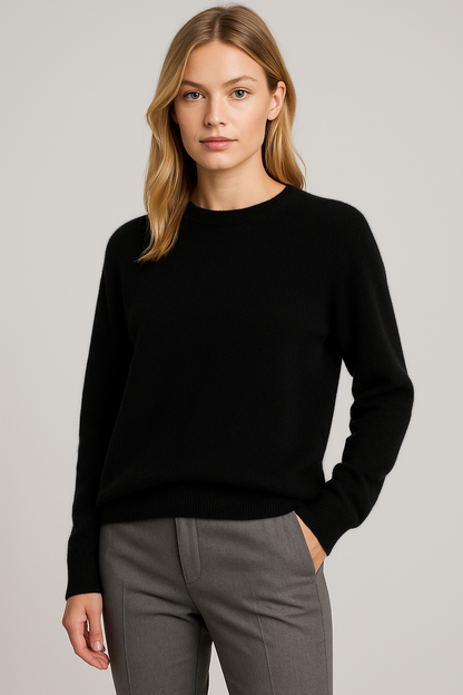 Women's Classic Crewneck Cashmere Sweater