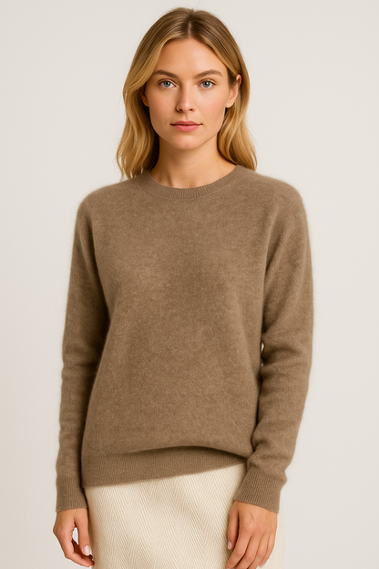 Women's Classic Crewneck Cashmere Sweater