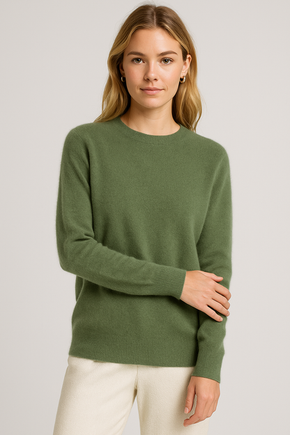 Women's Classic Crewneck Cashmere Sweater