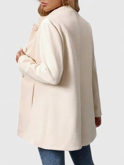 Women's Elegant Mid-Thigh Structured Jacket