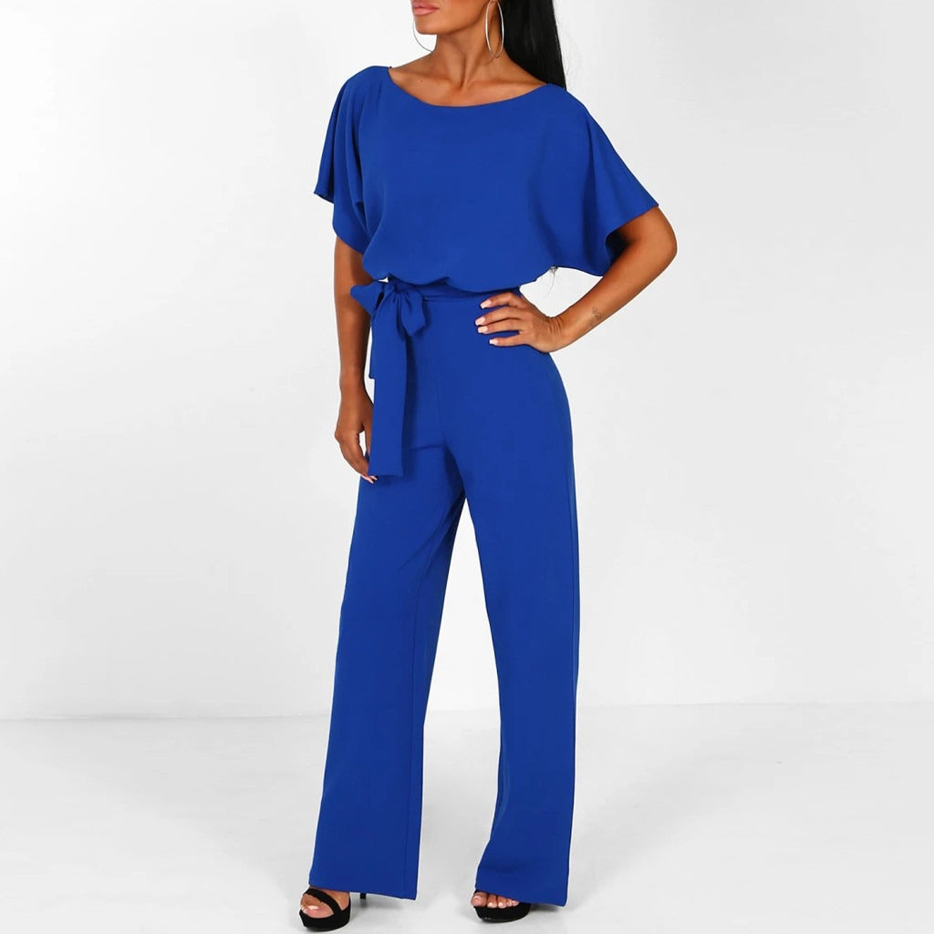 Women's Elegant Wide-Leg Jumpsuit