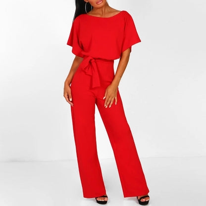 Women's Elegant Wide-Leg Jumpsuit