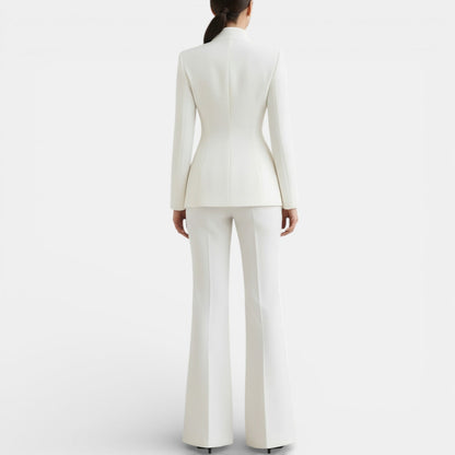 Women's Fitted Elegant Pant Suit Set