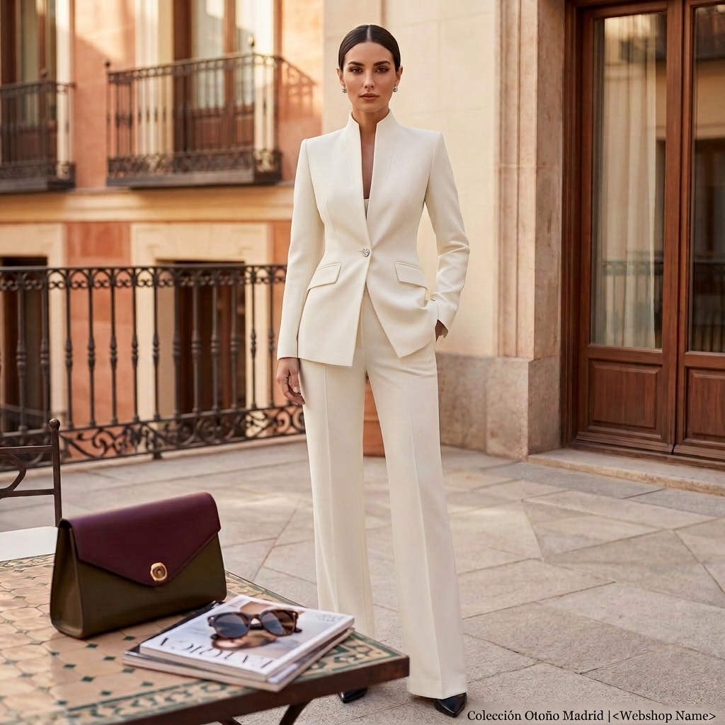 Women's Fitted Elegant Pant Suit Set