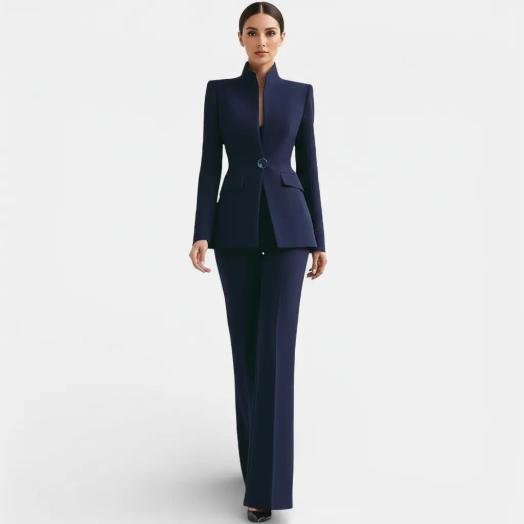 Women's Fitted Elegant Pant Suit Set