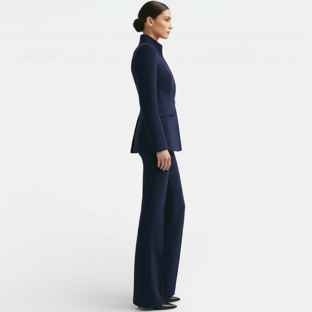 Women's Fitted Elegant Pant Suit Set