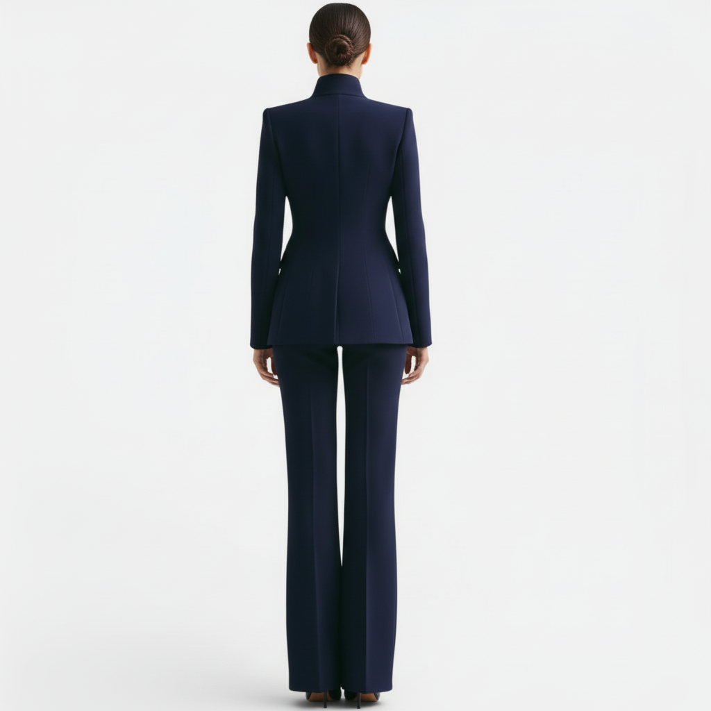 Women's Fitted Elegant Pant Suit Set