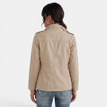 Women's Lightweight Casual Zip-Up Mid-Season Jacket