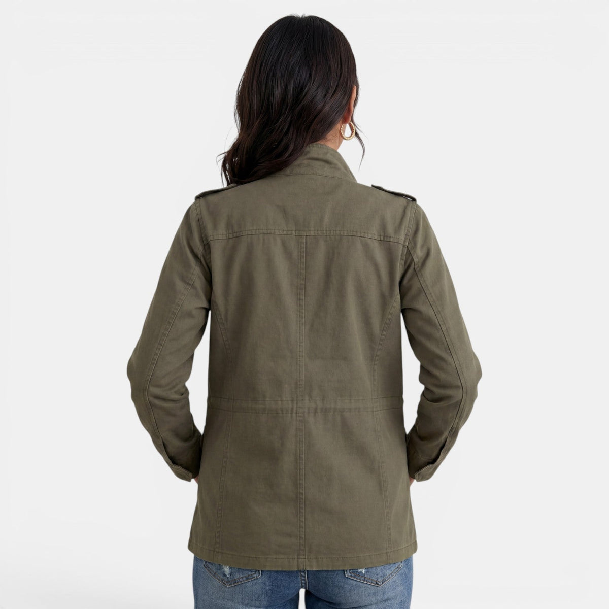Women's Lightweight Casual Zip-Up Mid-Season Jacket