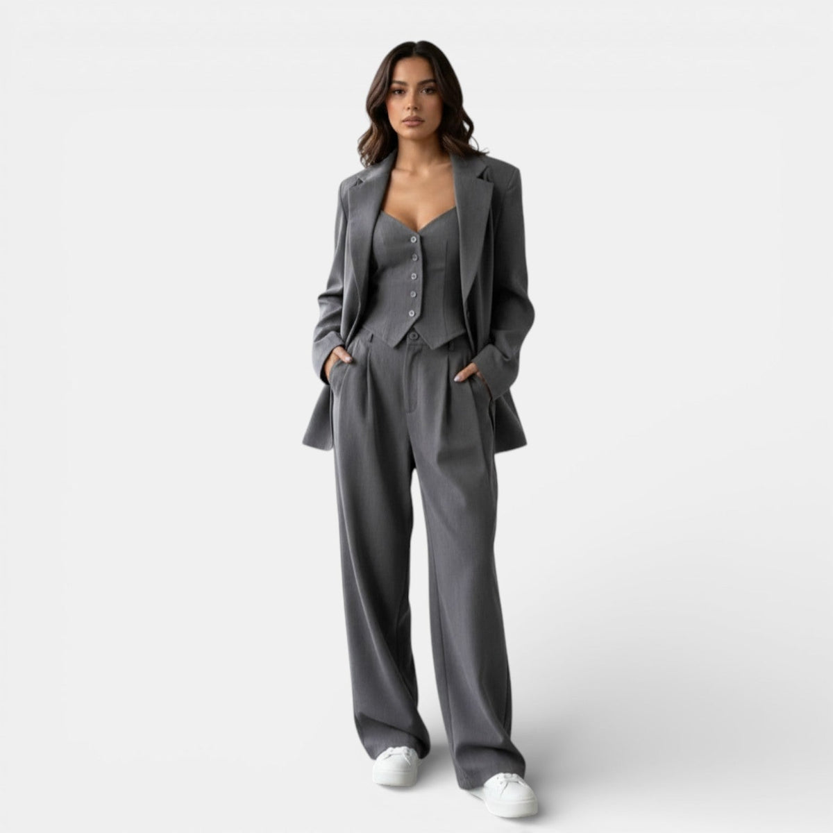 Women's Lightweight Elegant 3-Piece Spring Outfit