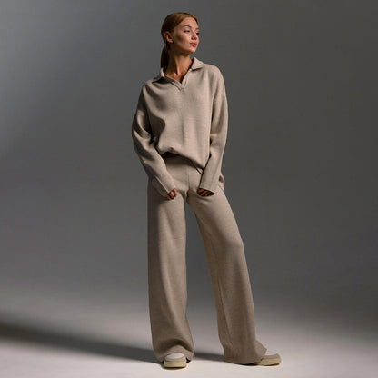 Women's Oversized Wide-Leg Tracksuit Set