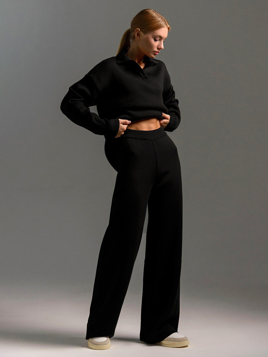 Women's Oversized Wide-Leg Tracksuit Set