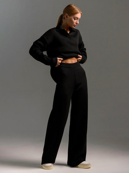 Women's Oversized Wide-Leg Tracksuit Set