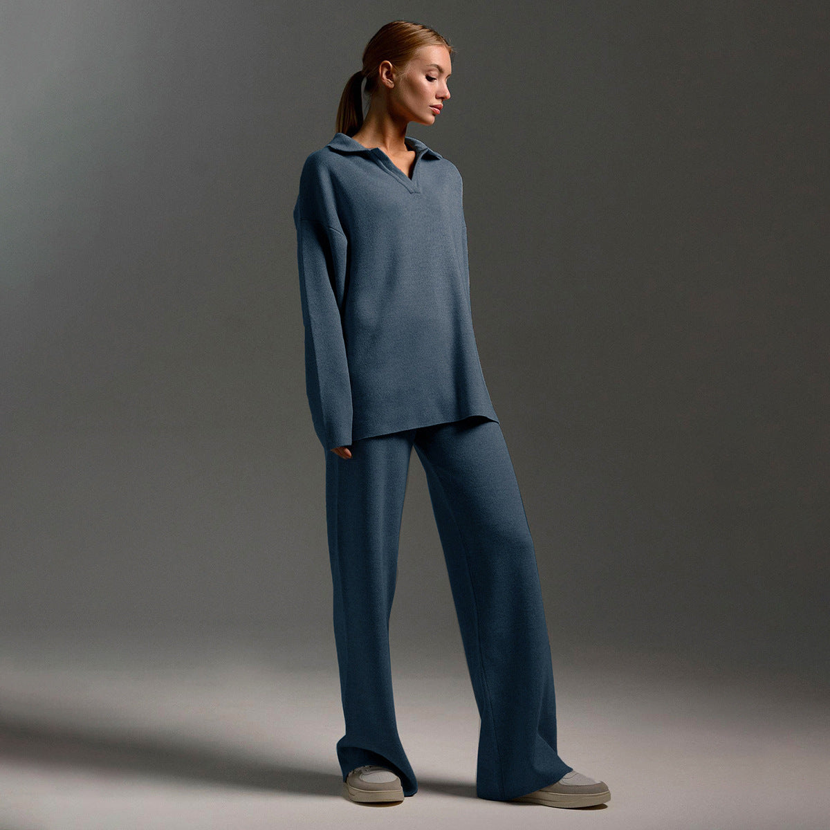 Women's Oversized Wide-Leg Tracksuit Set