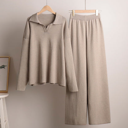 Women's Oversized Wide-Leg Tracksuit Set