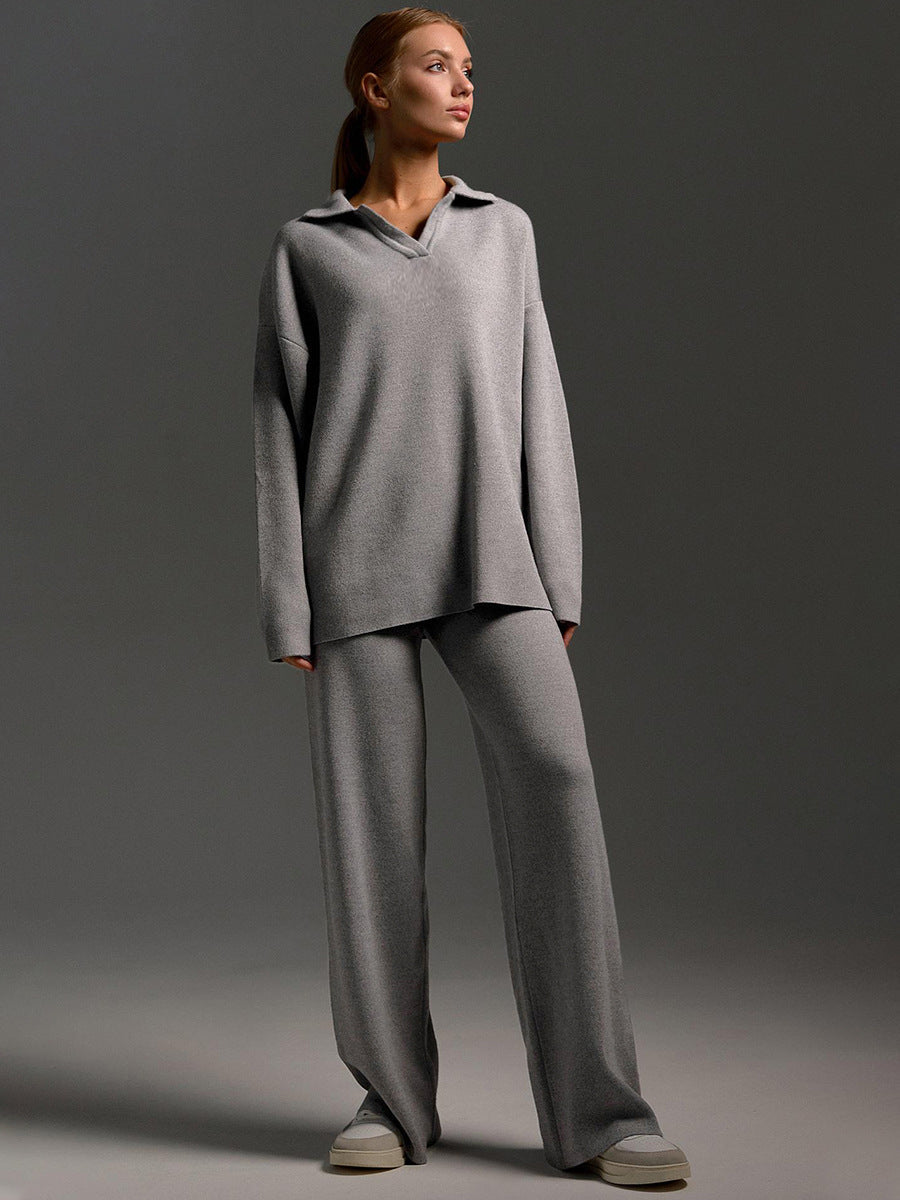 Women's Oversized Wide-Leg Tracksuit Set