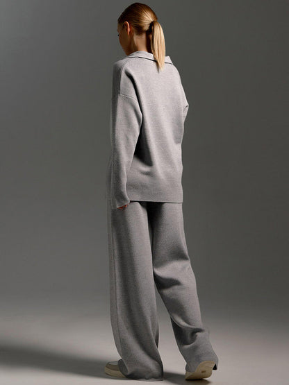 Women's Oversized Wide-Leg Tracksuit Set