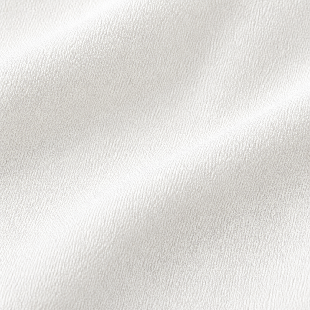 Women's Crepe Button Down Shirt White - fabric macro