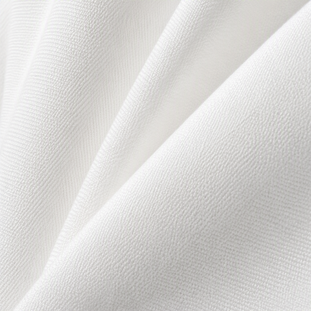 Women's Blazer Dress White - fabric macro