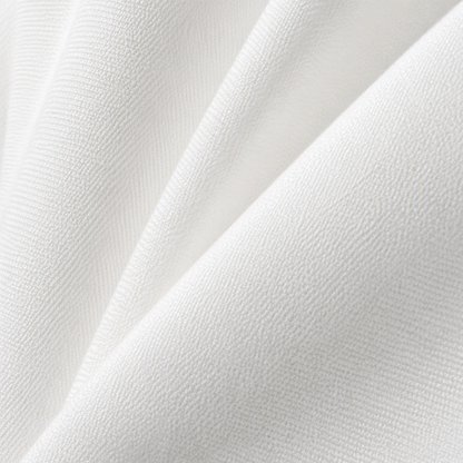 Women's Blazer Dress White - fabric macro