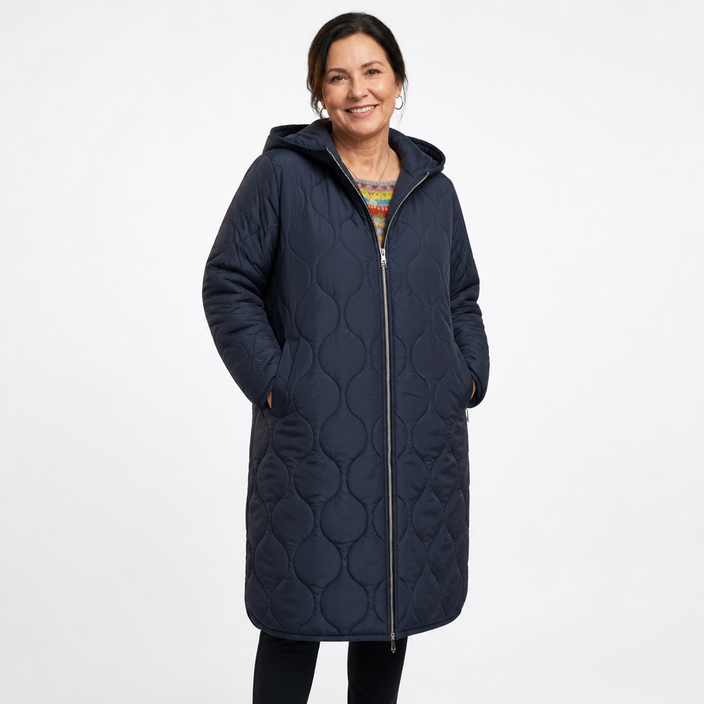 Winter Parka Jacket Marine blue - front