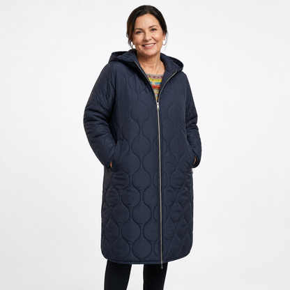 Winter Parka Jacket Marine blue - front