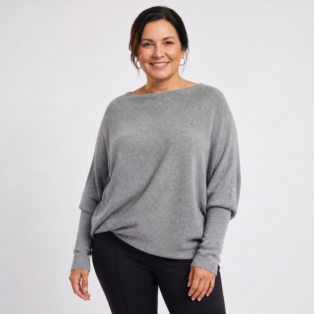 Oversized Knit Sweater - 1