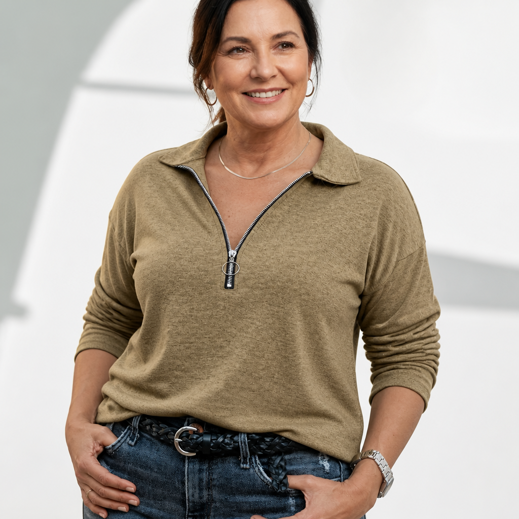 Half-Zip Pullover Sweater - 3