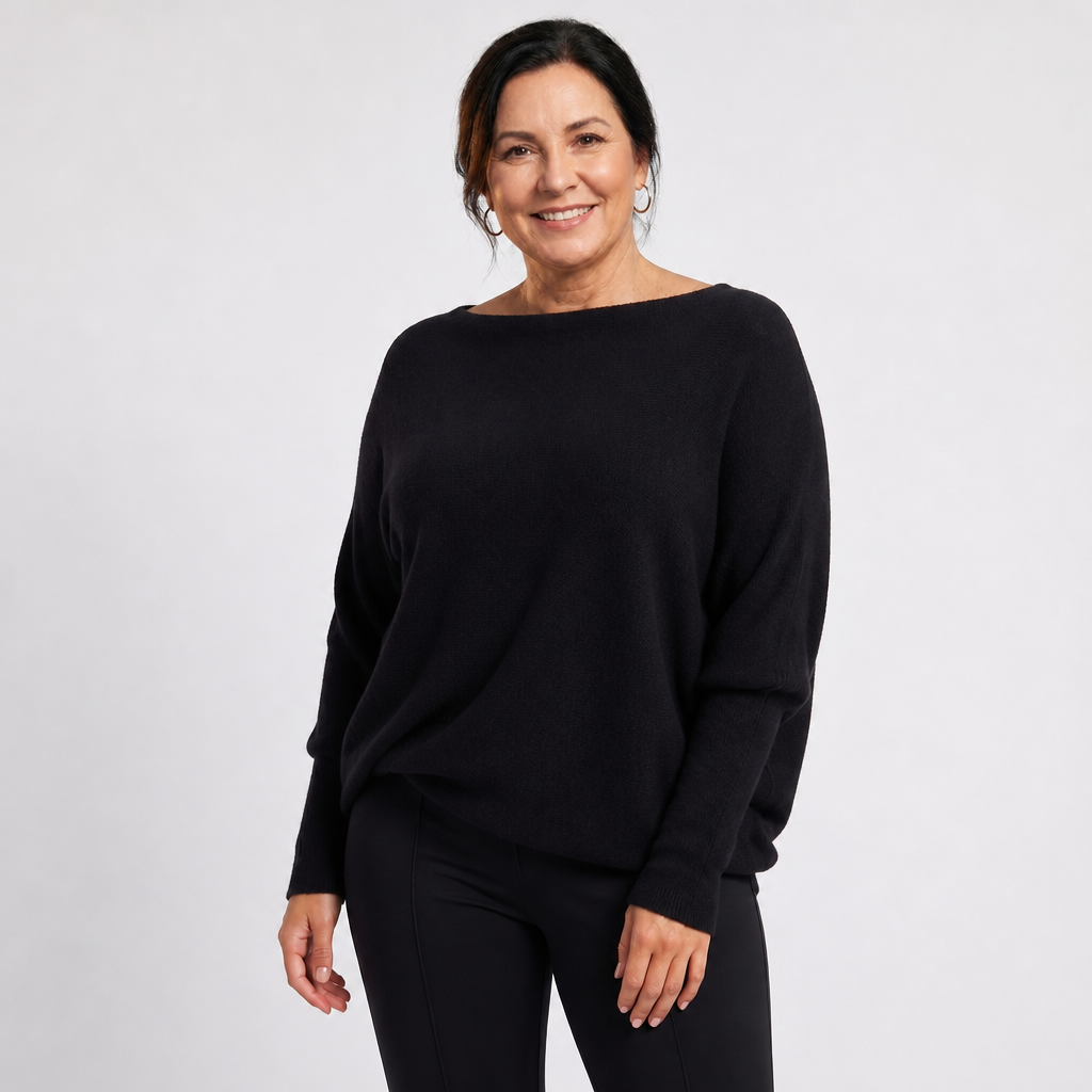 Oversized Knit Sweater - 4