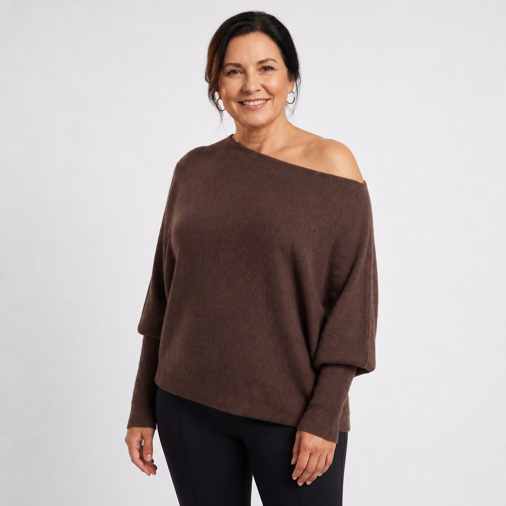 Oversized Knit Sweater - 10