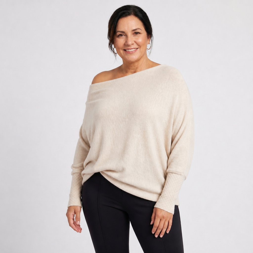 Oversized Knit Sweater - 11