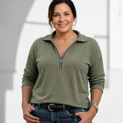 Half-Zip Pullover Sweater - 2