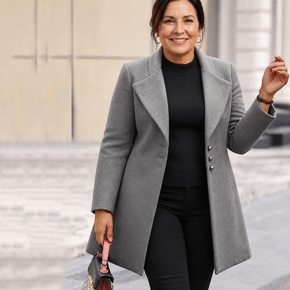 Longline Wool-Blend Winter Coat - 5
