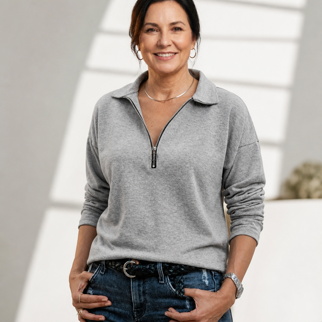 Half-Zip Pullover Sweater - 3