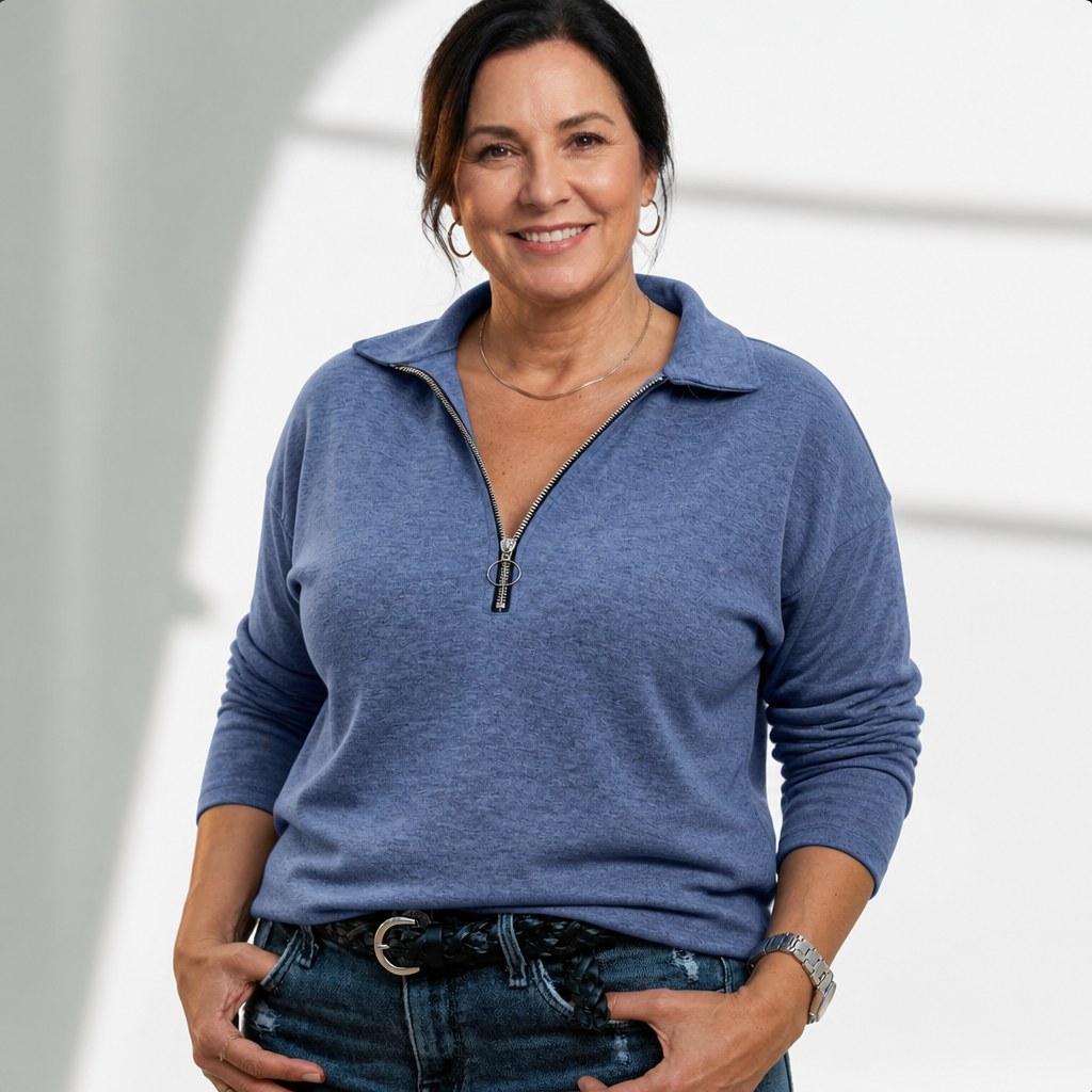 Half-Zip Pullover Sweater - 4