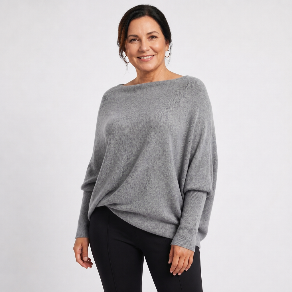 Oversized Knit Sweater - 1