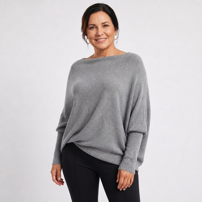 Oversized Knit Sweater - 1