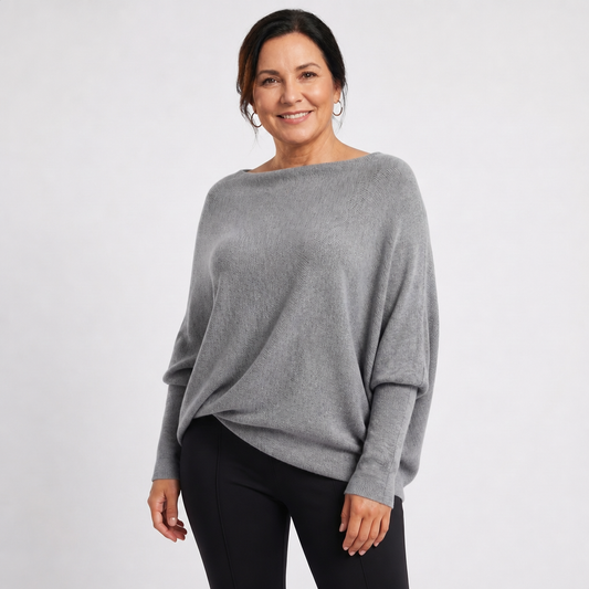 Oversized Knit Sweater - 1