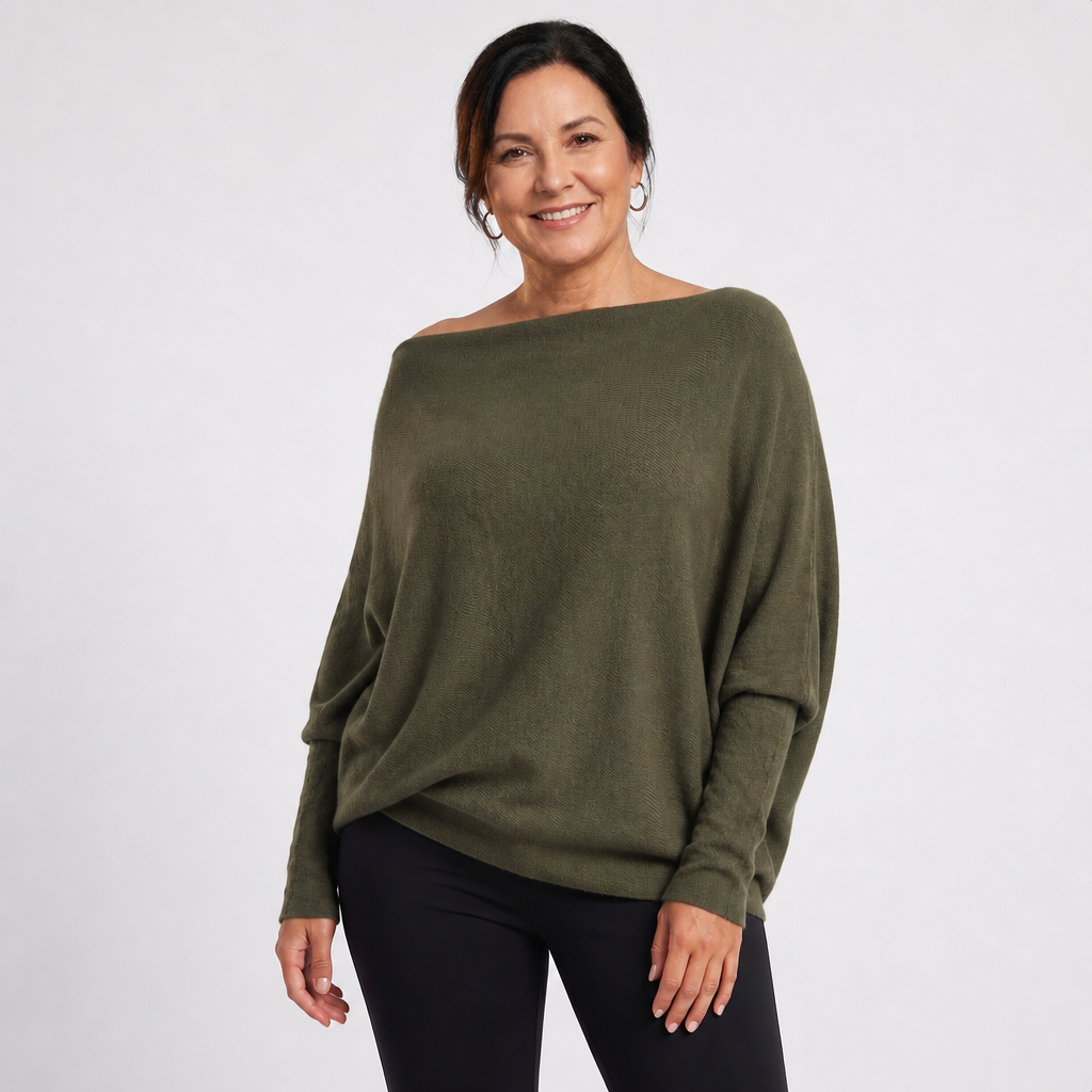 Oversized Knit Sweater - 5