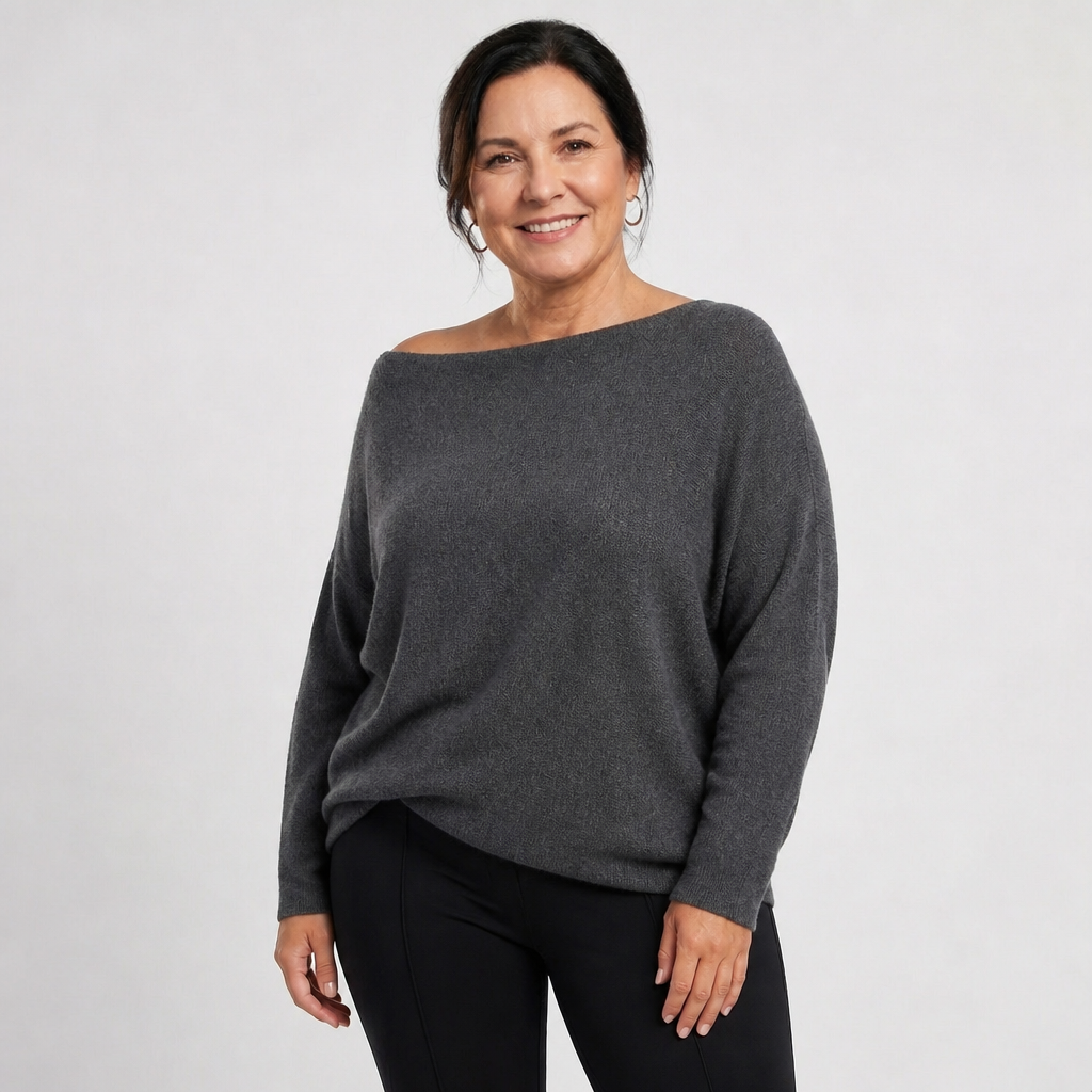 Oversized Knit Sweater - 7