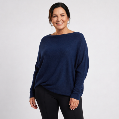 Oversized Knit Sweater - 8