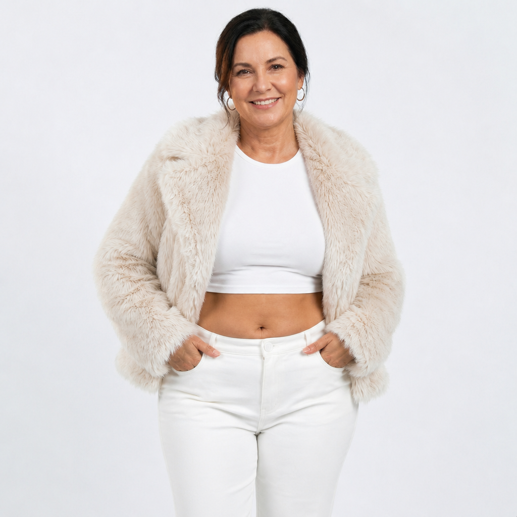 Casual Faux Fur Winter Jacket - 2