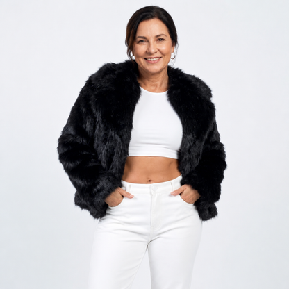 Casual Faux Fur Winter Jacket - 4