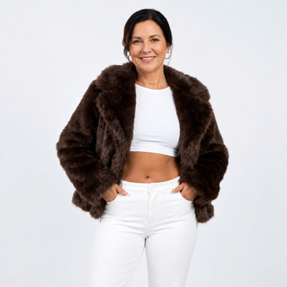 Casual Faux Fur Winter Jacket - 7
