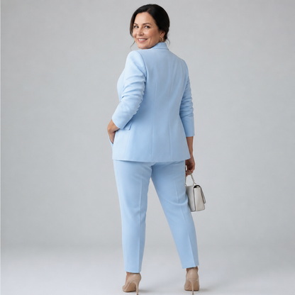 Tailored Pant Suit Set - 5