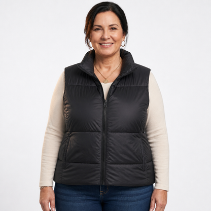 Cropped Puffer Vest - 7