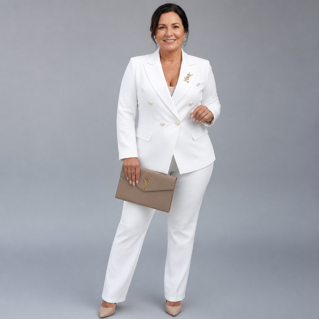 Tailored Pant Suit Set - 13