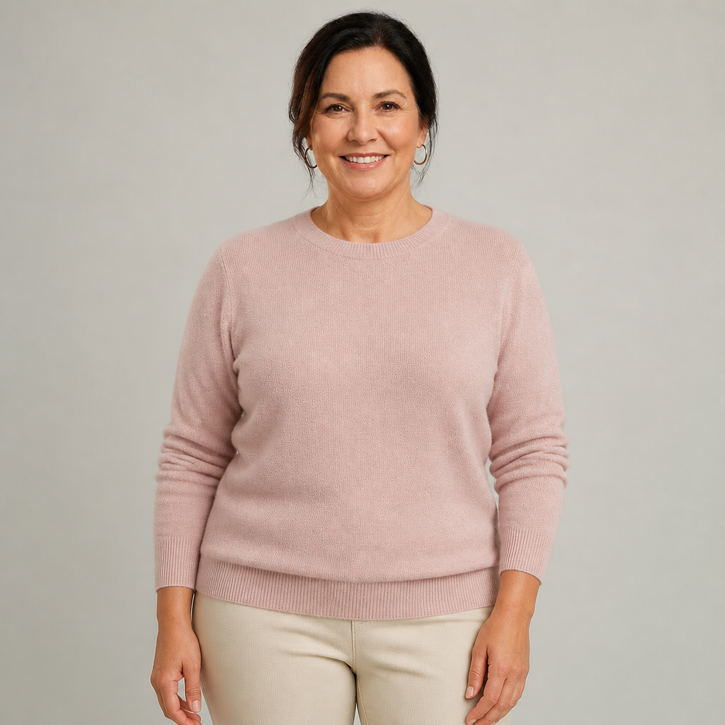 Crewneck Cashmere Sweater - 1